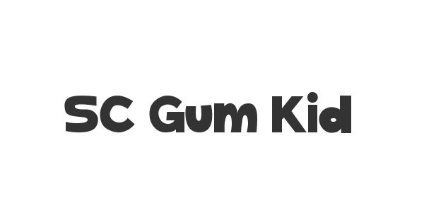 SC Gum Kids font thumb